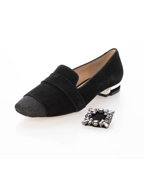 MODE ET JACOMO / モードエジャコモ フラットシューズ | ビジューバックル付きオペラシューズ | 詳細18