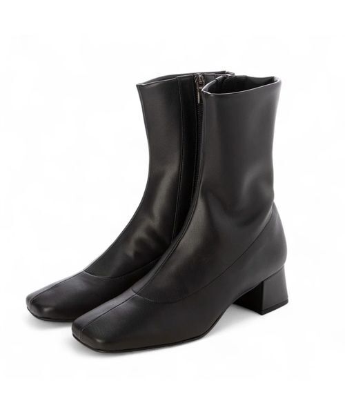 MODE ET JACOMO / モードエジャコモ ブーツ（ショート丈） | スクエアトゥストレッチショートブーツ | 詳細1