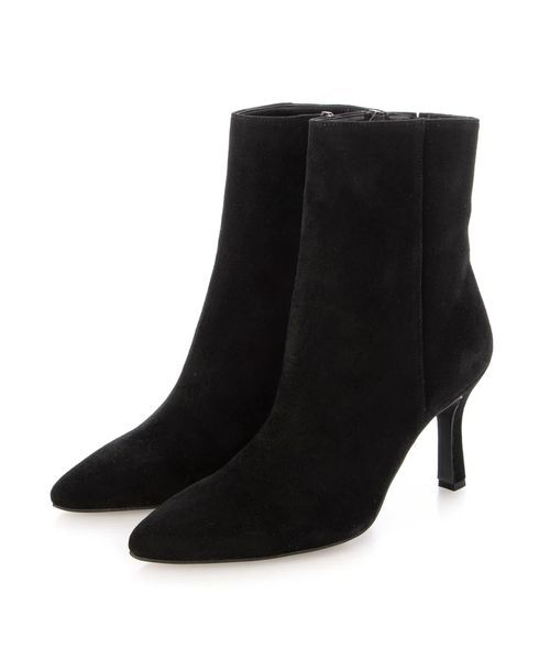 MODE ET JACOMO / モードエジャコモ ブーツ（ショート丈） | ポインテッドトゥショートブーツ（ブラックスエード）