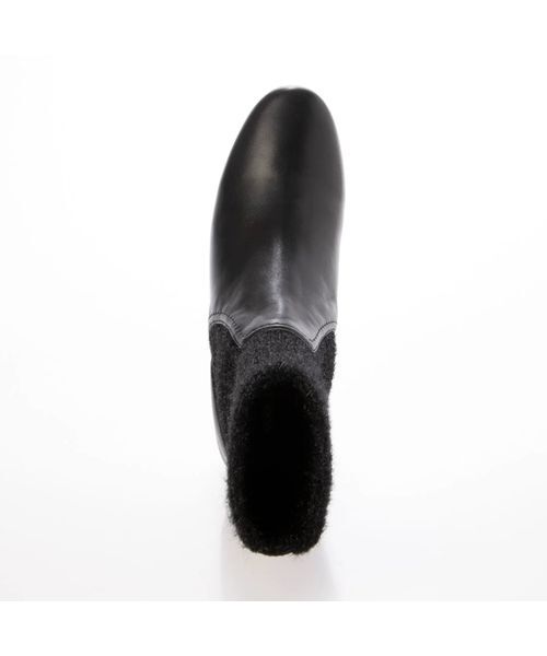 MODE ET JACOMO / モードエジャコモ ブーツ（ショート丈） | リブニットソックスショートブーツ | 詳細4