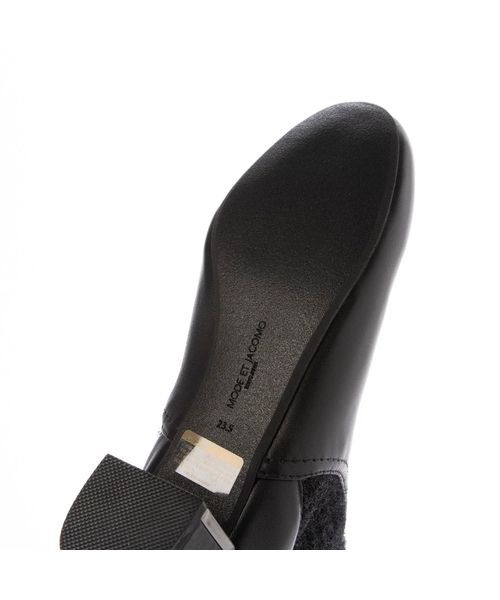 MODE ET JACOMO / モードエジャコモ ブーツ（ショート丈） | リブニットソックスショートブーツ | 詳細5