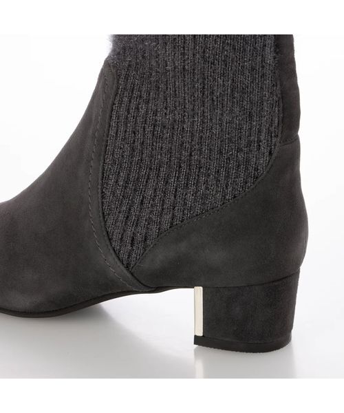 MODE ET JACOMO / モードエジャコモ ブーツ（ショート丈） | リブニットソックスショートブーツ | 詳細12