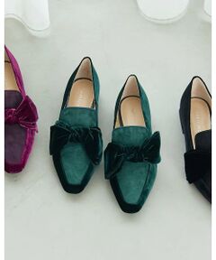 MODE ET JACOMO / モードエジャコモ フラットシューズ | ベルベットリボンローファー