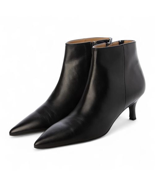 MODE ET JACOMO / モードエジャコモ ブーツ（ショート丈） | ポインテッドトゥアンクルブーツ（ブラック）