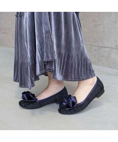 MODE ET JACOMO / モードエジャコモ フラットシューズ | ラウンドリボンバレエシューズ