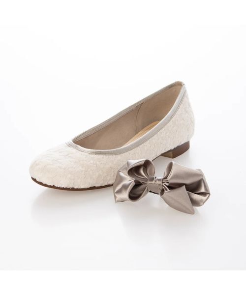 MODE ET JACOMO / モードエジャコモ フラットシューズ | ラウンドリボンバレエシューズ | 詳細6