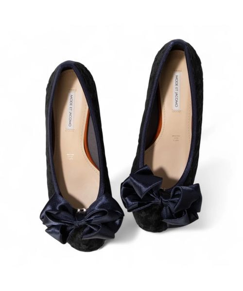 MODE ET JACOMO / モードエジャコモ フラットシューズ | ラウンドリボンバレエシューズ | 詳細7