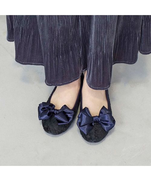 MODE ET JACOMO / モードエジャコモ フラットシューズ | ラウンドリボンバレエシューズ | 詳細15