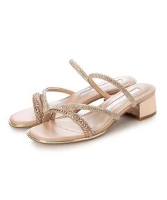 MODE ET JACOMO / モードエジャコモ サンダル | ラインストーンストラップミュールサンダル