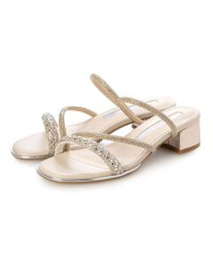 MODE ET JACOMO / モードエジャコモ サンダル | ラインストーンストラップミュールサンダル