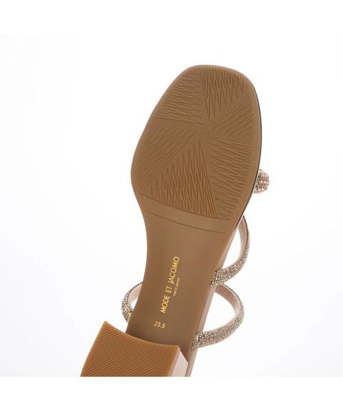 MODE ET JACOMO / モードエジャコモ サンダル | ラインストーンストラップミュールサンダル | 詳細4