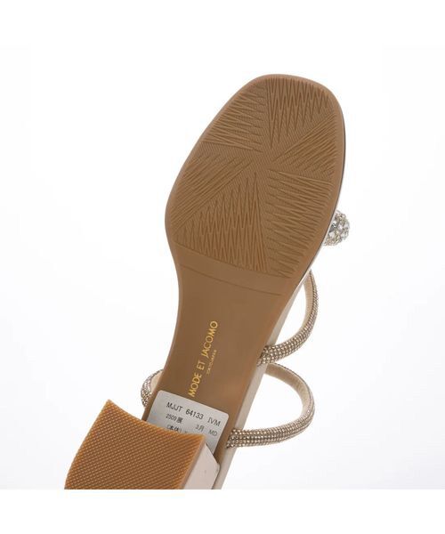 MODE ET JACOMO / モードエジャコモ サンダル | ラインストーンストラップミュールサンダル | 詳細10