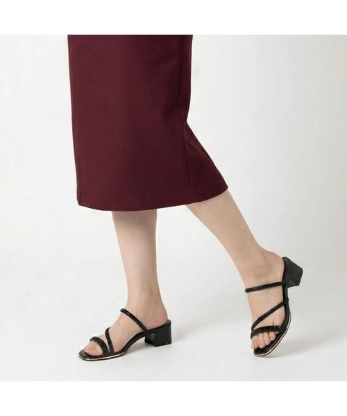 MODE ET JACOMO / モードエジャコモ サンダル | ラインストーンストラップミュールサンダル | 詳細18