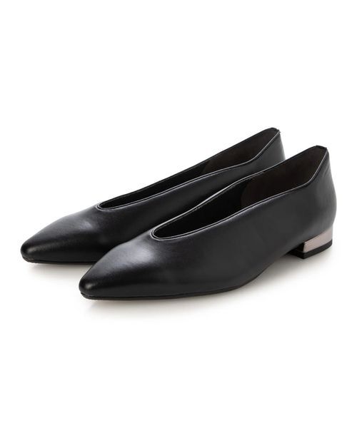 MODE ET JACOMO / モードエジャコモ レインシューズ | Uカットフラットプレーンパンプス | 詳細7