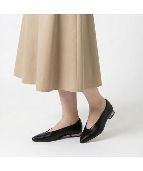 MODE ET JACOMO / モードエジャコモ レインシューズ | Uカットフラットプレーンパンプス | 詳細13