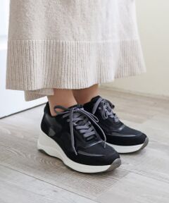 MODE KAORI / モードカオリ スニーカー | 【本革】厚底ヒールアップスニーカー21508