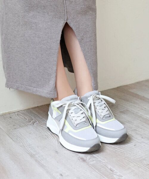 MODE KAORI / モードカオリ スニーカー | 【本革】厚底ヒールアップスニーカー21508 | 詳細28