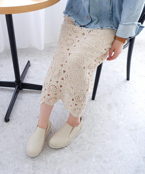 MODE KAORI / モードカオリ スニーカー | 【本革】撥水レザースニーカー6105 | 詳細9