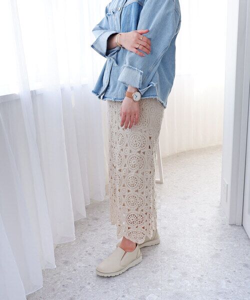 MODE KAORI / モードカオリ スニーカー | 【本革】撥水レザースニーカー6105 | 詳細10