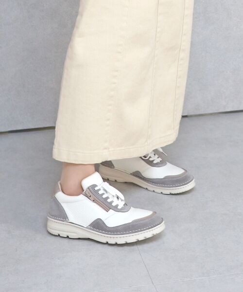MODE KAORI / モードカオリ スニーカー | 【本革】撥水コンビスニーカー6121 | 詳細13