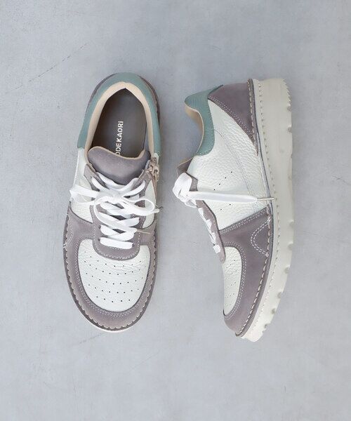 MODE KAORI / モードカオリ スニーカー | 【本革】 撥水コンビスニーカー 6122  | 詳細14