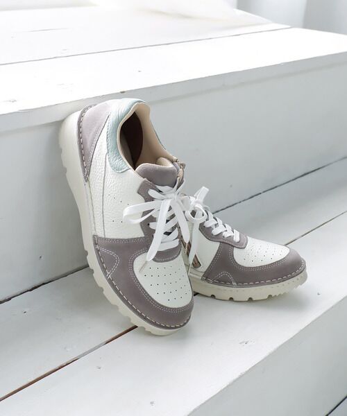 MODE KAORI / モードカオリ スニーカー | 【本革】 撥水コンビスニーカー 6122  | 詳細15