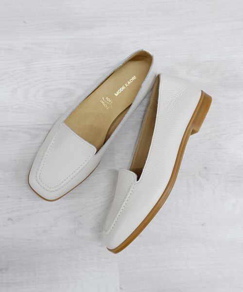 MODE KAORI / モードカオリ フラットシューズ | 【本革】モカシューズ7118 | 詳細7
