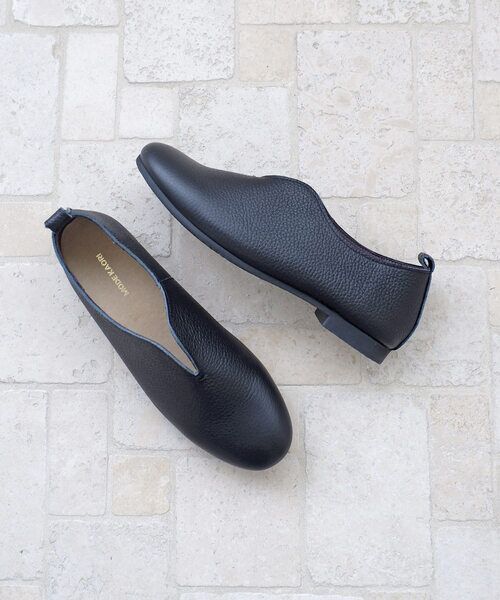MODE KAORI / モードカオリ フラットシューズ | 【本革】Vカットスリッポンシューズ7121 | 詳細17
