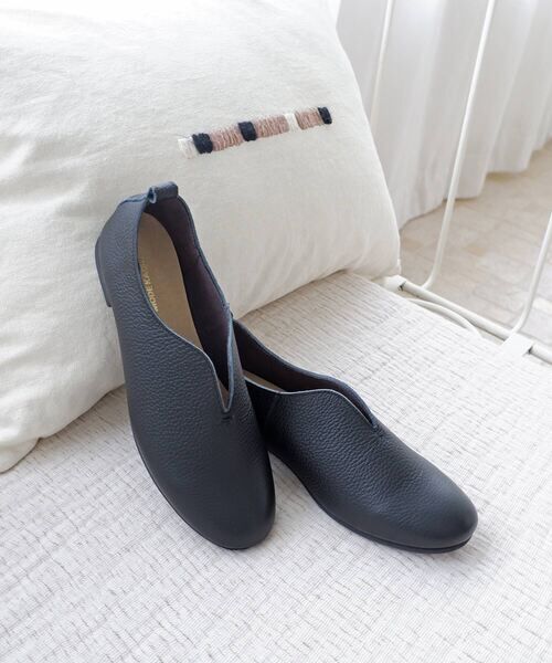 MODE KAORI / モードカオリ フラットシューズ | 【本革】Vカットスリッポンシューズ7121 | 詳細18