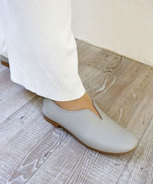 MODE KAORI / モードカオリ フラットシューズ | 【本革】Vカットスリッポンシューズ7121 | 詳細25