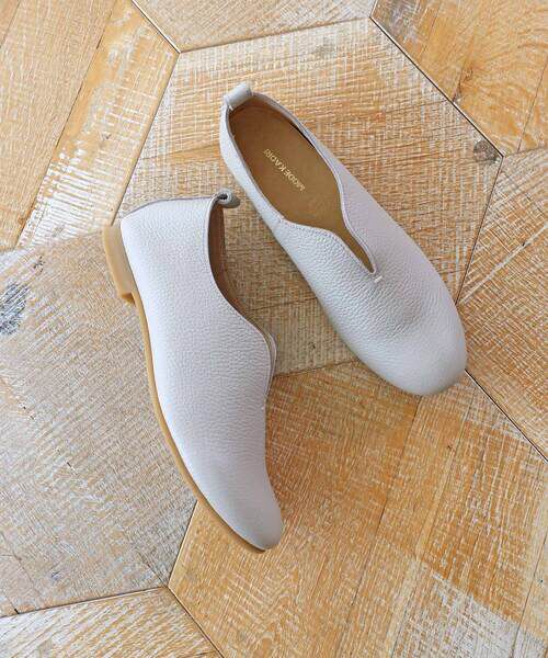 MODE KAORI / モードカオリ フラットシューズ | 【本革】Vカットスリッポンシューズ7121 | 詳細27