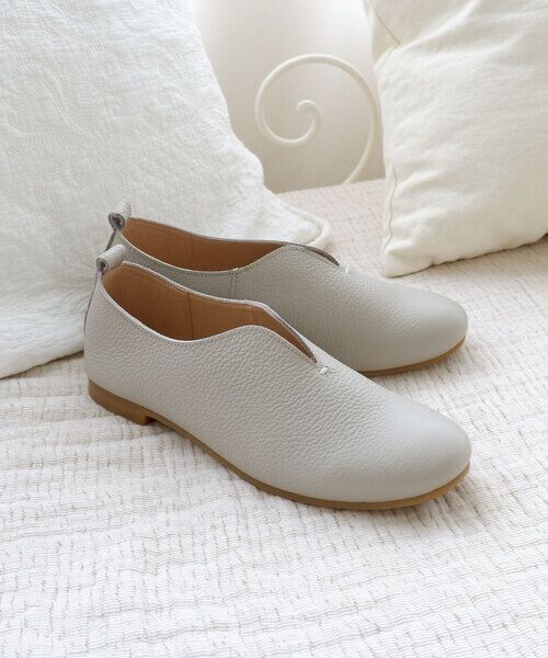 MODE KAORI / モードカオリ フラットシューズ | 【本革】Vカットスリッポンシューズ7121 | 詳細28