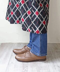 MODE KAORI / モードカオリ フラットシューズ | 【本革】レースアップシューズ7122