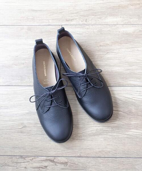 MODE KAORI / モードカオリ フラットシューズ | 【本革】レースアップシューズ7122 | 詳細15