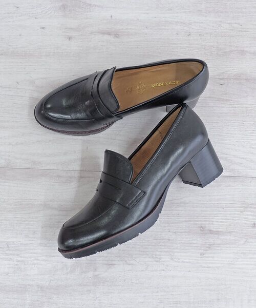 MODE KAORI / モードカオリ パンプス | 【本革】 コインローファー 21513 | 詳細14