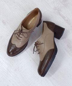 MODE KAORI / モードカオリ パンプス | 【本革】 ウィングチップレースアップブーティ 21515
