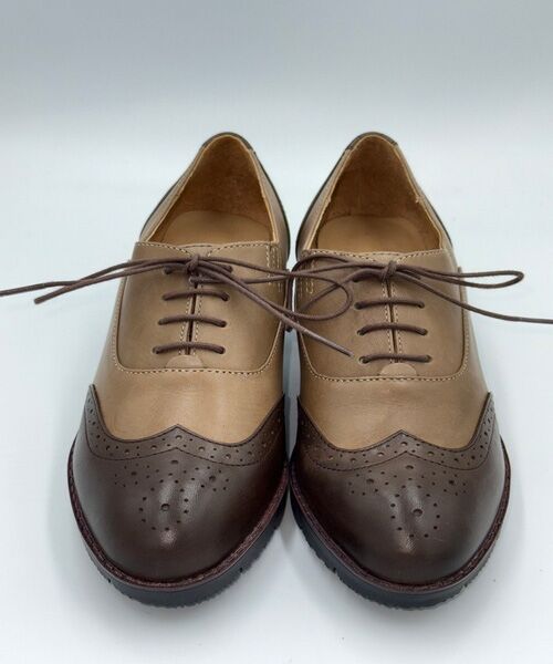MODE KAORI / モードカオリ パンプス | 【本革】 ウィングチップレースアップブーティ 21515 | 詳細1