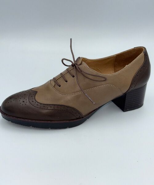 MODE KAORI / モードカオリ パンプス | 【本革】 ウィングチップレースアップブーティ 21515 | 詳細2