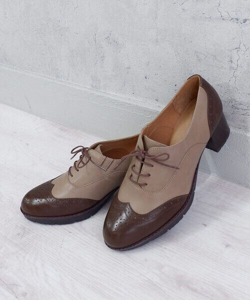 MODE KAORI / モードカオリ パンプス | 【本革】 ウィングチップレースアップブーティ 21515 | 詳細5