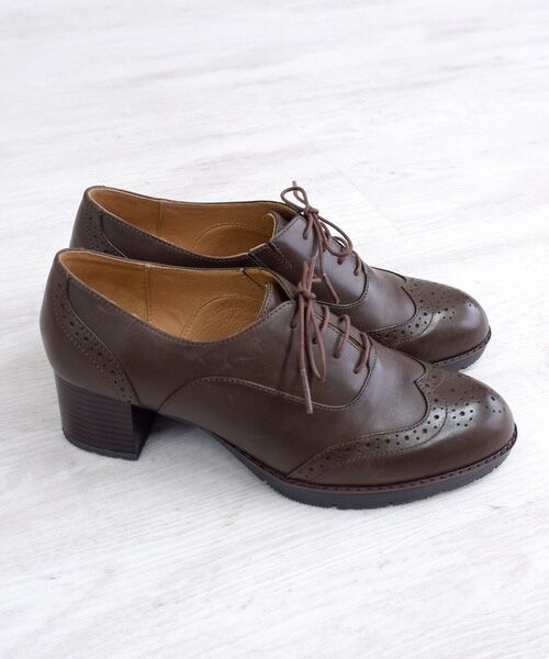 MODE KAORI / モードカオリ パンプス | 【本革】 ウィングチップレースアップブーティ 21515 | 詳細13