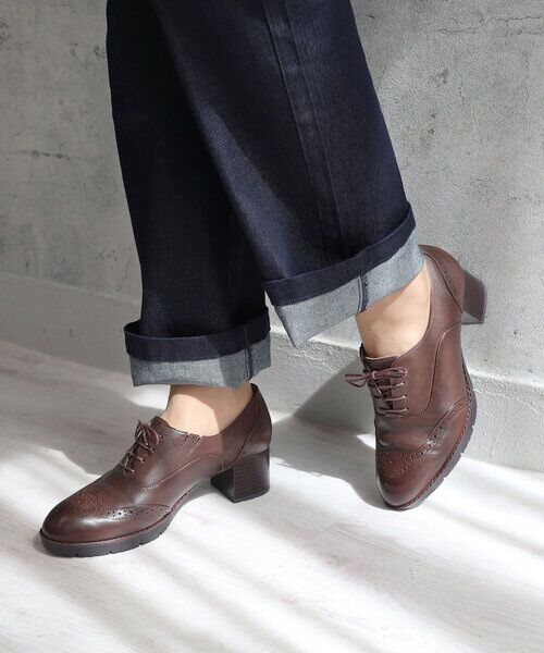 MODE KAORI / モードカオリ パンプス | 【本革】 ウィングチップレースアップブーティ 21515 | 詳細16