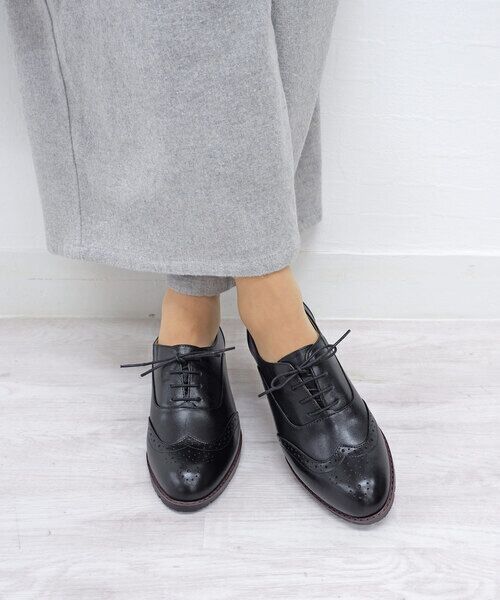 MODE KAORI / モードカオリ パンプス | 【本革】 ウィングチップレースアップブーティ 21515 | 詳細23