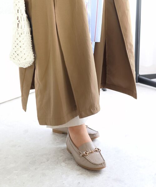 MODE KAORI / モードカオリ フラットシューズ | 【本革】 ビット付きローファーシューズ 6702 | 詳細6