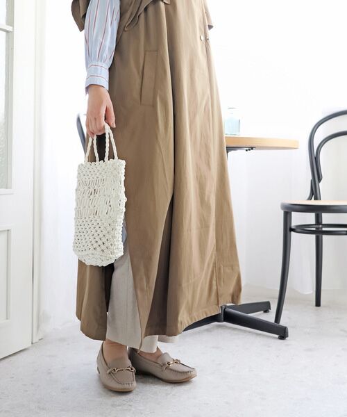 MODE KAORI / モードカオリ フラットシューズ | 【本革】 ビット付きローファーシューズ 6702 | 詳細8