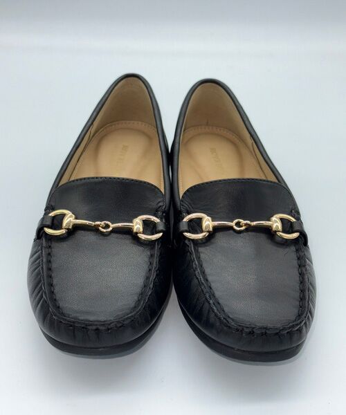 MODE KAORI / モードカオリ フラットシューズ | 【本革】 ビット付きローファーシューズ 6702 | 詳細9