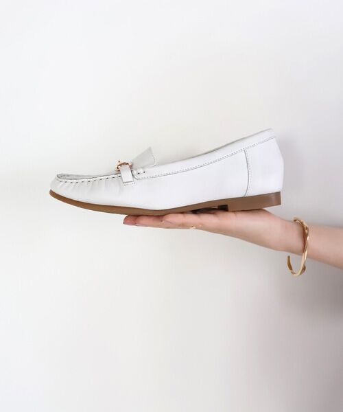MODE KAORI / モードカオリ フラットシューズ | 【本革】 ビット付きローファーシューズ 6702 | 詳細21