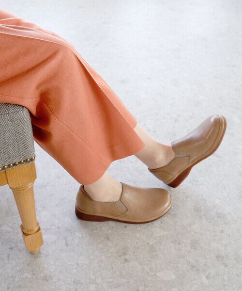 MODE KAORI / モードカオリ フラットシューズ | 【本革】 レザースリッポンシューズ 6703 | 詳細9