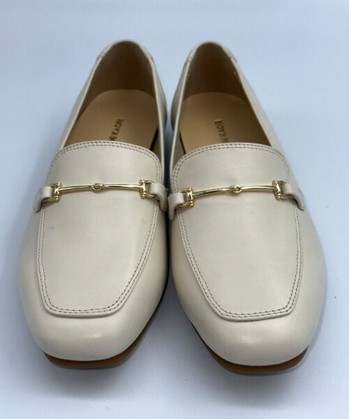 MODE KAORI / モードカオリ フラットシューズ | 【本革】 スクエアビットローファー 6710 | 詳細1