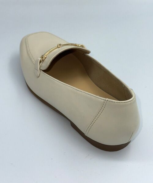 MODE KAORI / モードカオリ フラットシューズ | 【本革】 スクエアビットローファー 6710 | 詳細3