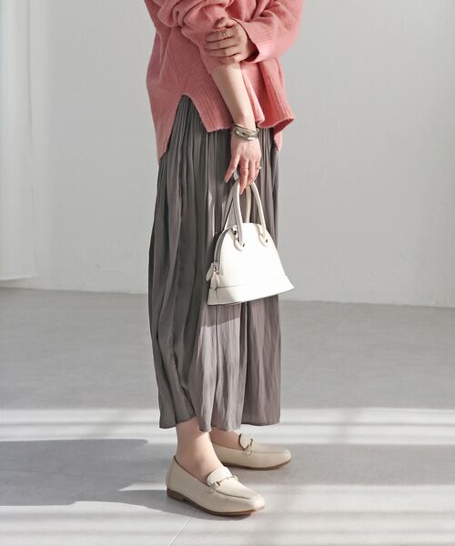 MODE KAORI / モードカオリ フラットシューズ | 【本革】 スクエアビットローファー 6710 | 詳細6